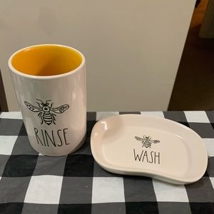 Rae Dunn BEE bathroom set